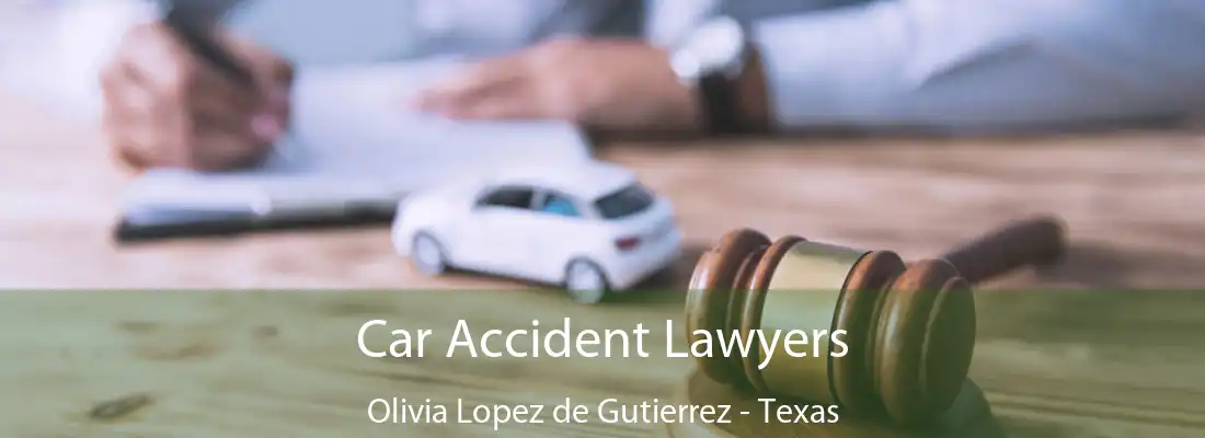 Car Accident Lawyers Olivia Lopez de Gutierrez - Texas