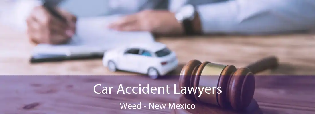 Car Accident Lawyers Weed - New Mexico