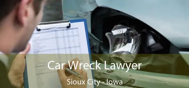 Car Wreck Lawyer Sioux City - Iowa