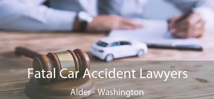 Fatal Car Accident Lawyers Alder - Washington