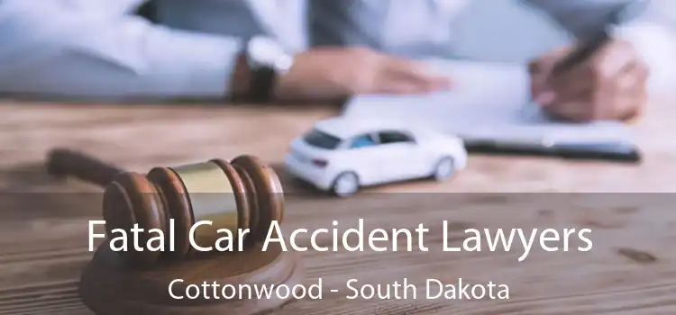 Fatal Car Accident Lawyers Cottonwood - South Dakota