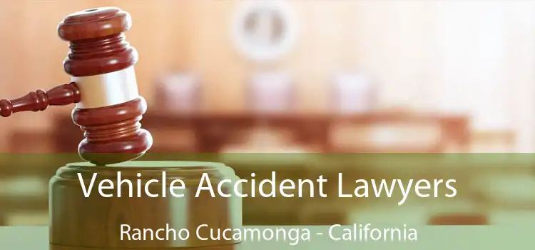 Vehicle Accident Lawyers Rancho Cucamonga - California